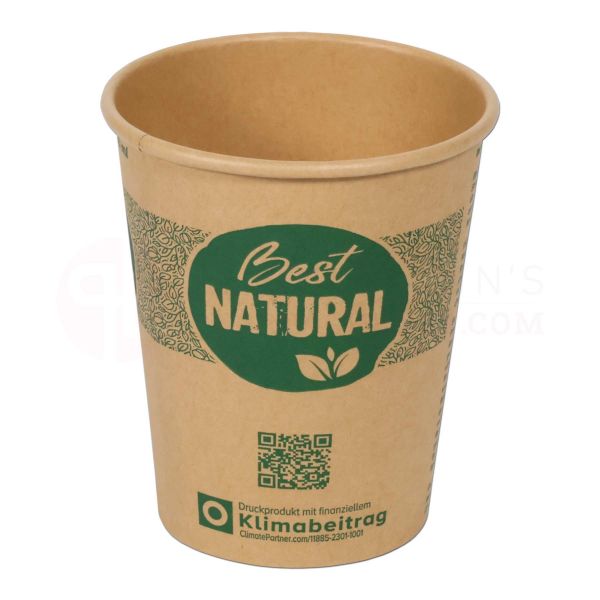 Ausschankbecher Hartpapier, Best N - Kaffeebecher Klimabeitrag