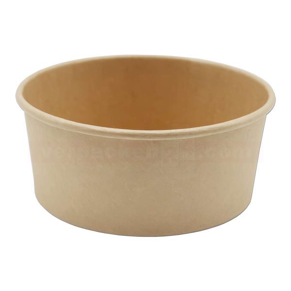 Bowls Kraft rund BP - BECHER - braun, PE-Beschichtung