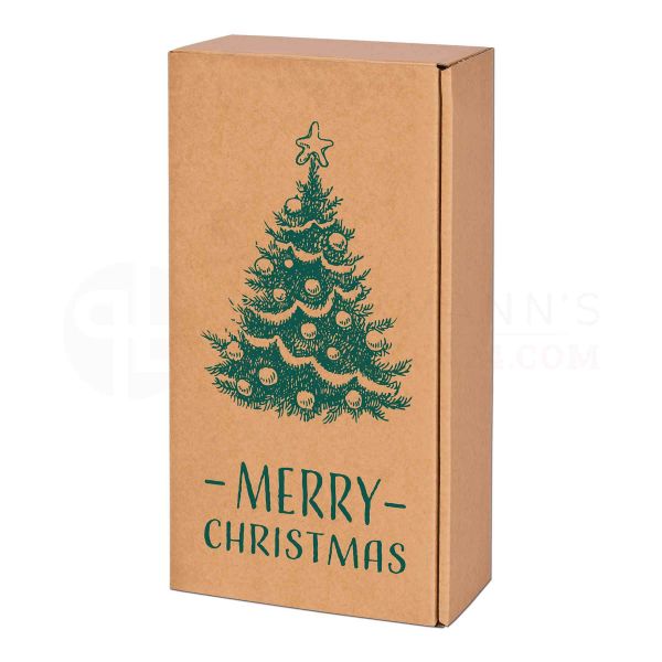 Wein-Flaschenverpackung, Präsentkarton - Natura Merry Christmas