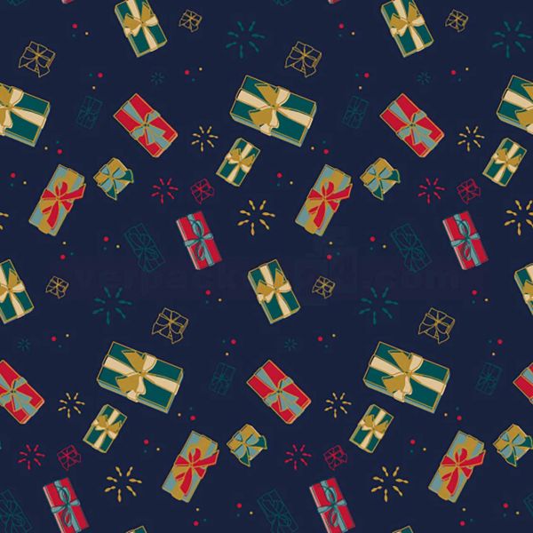 Weihnachts Geschenkpapier BE 9620X, Rolle 50cm, Geschenke