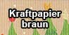 Weihnachts-Geschenkpapier aus braunem Kraftpapier